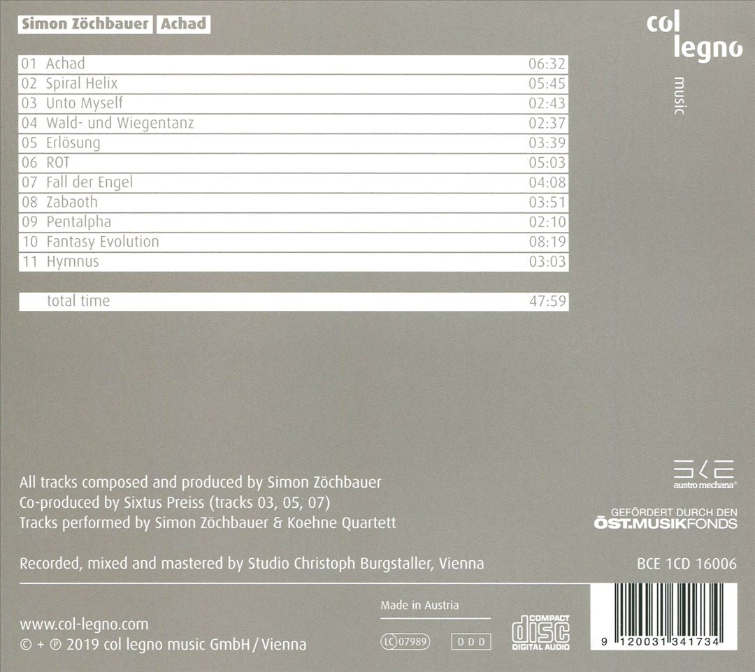 Simon Zöchbauer: Achad cover art