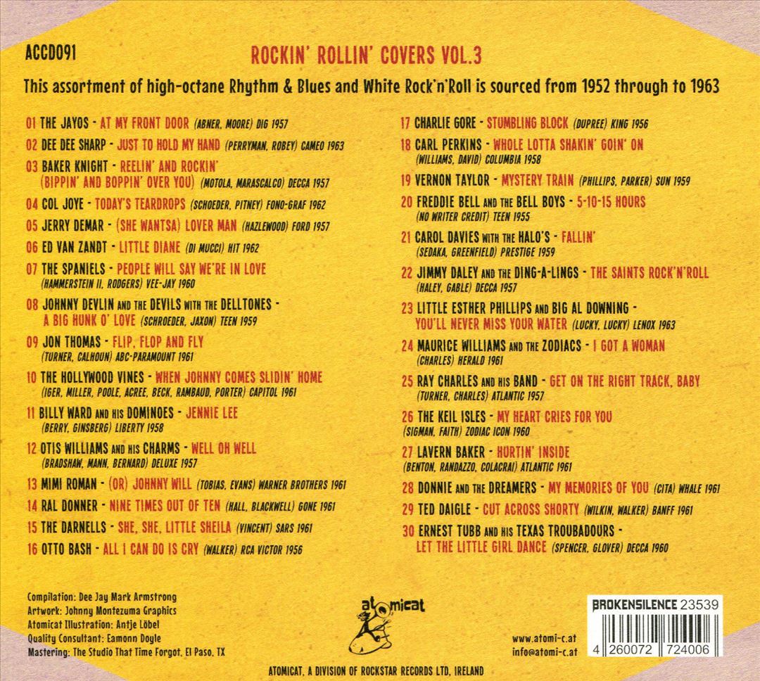 Rockin' Rollin' Covers, Vol. 3 cover art