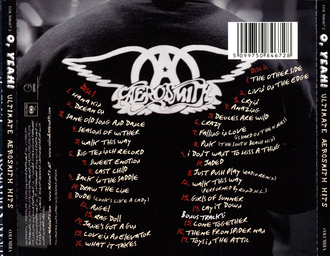 O, Yeah! Ultimate Aerosmith Hits cover art