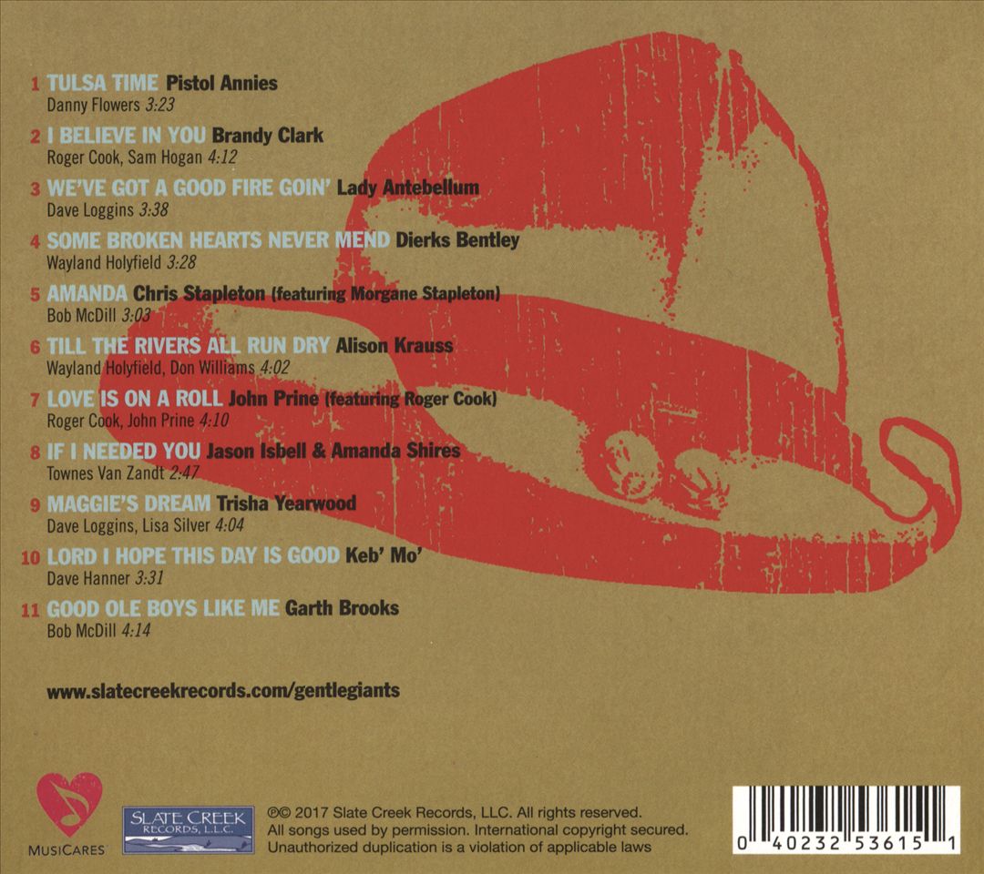 Gentle Giants: The Songs of Don Williams cover art