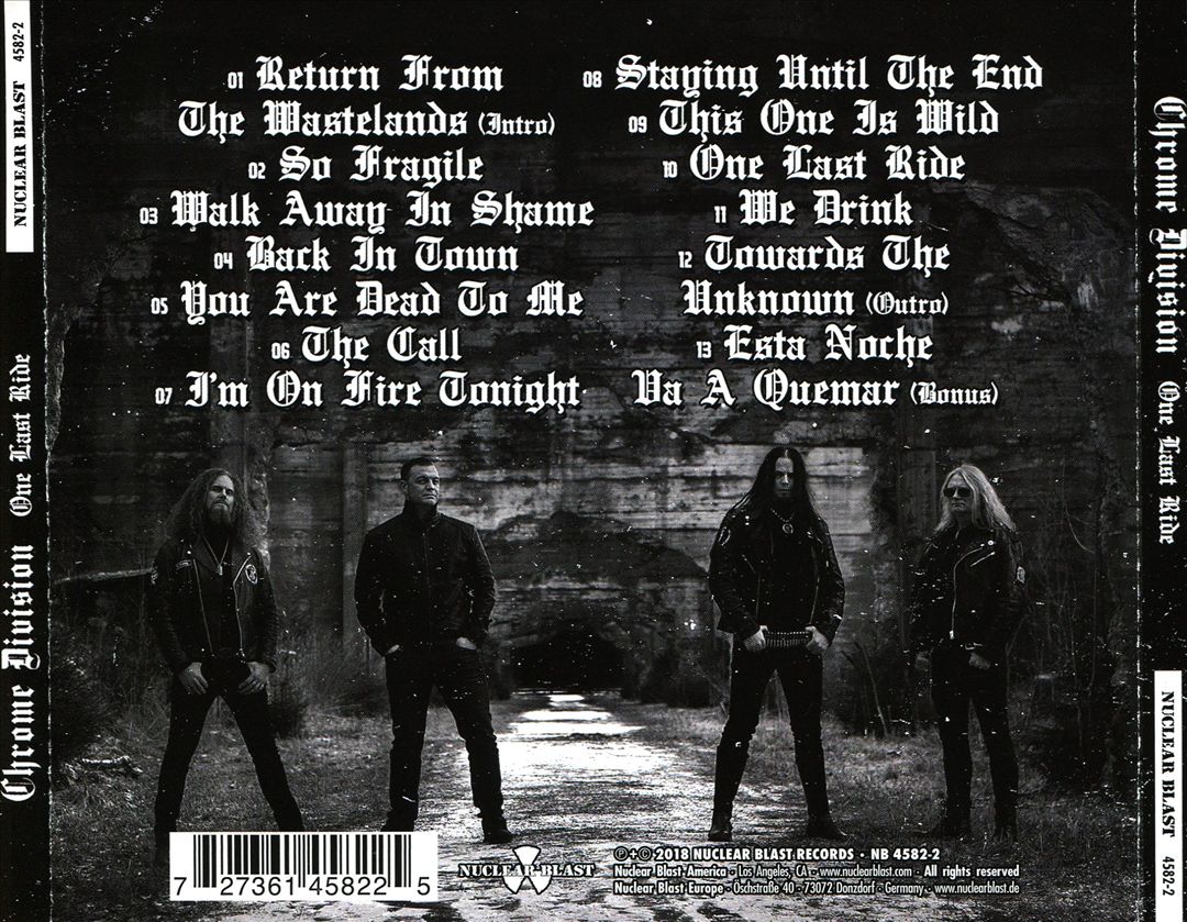 One Last Ride cover art