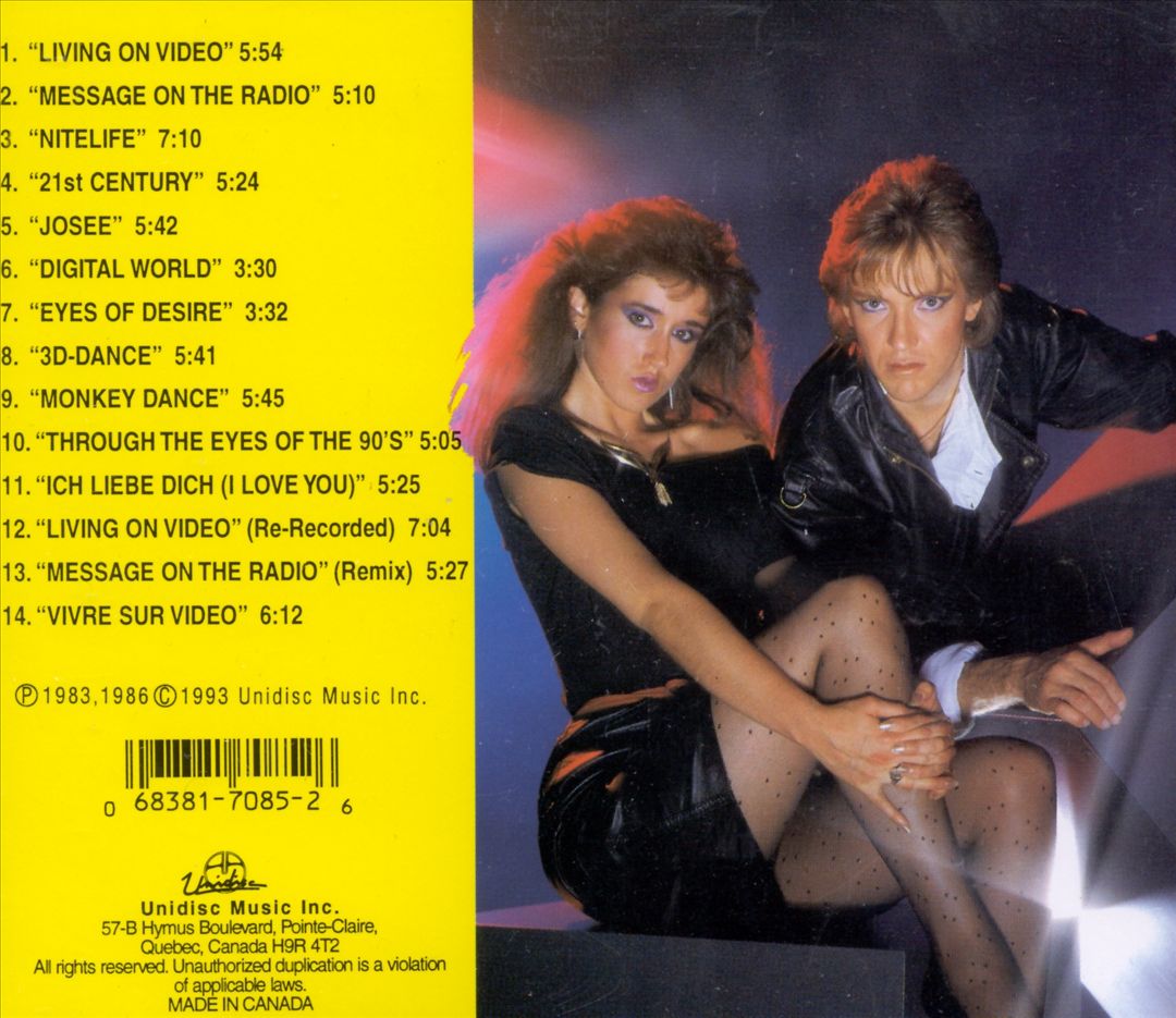 Living on Video cover art