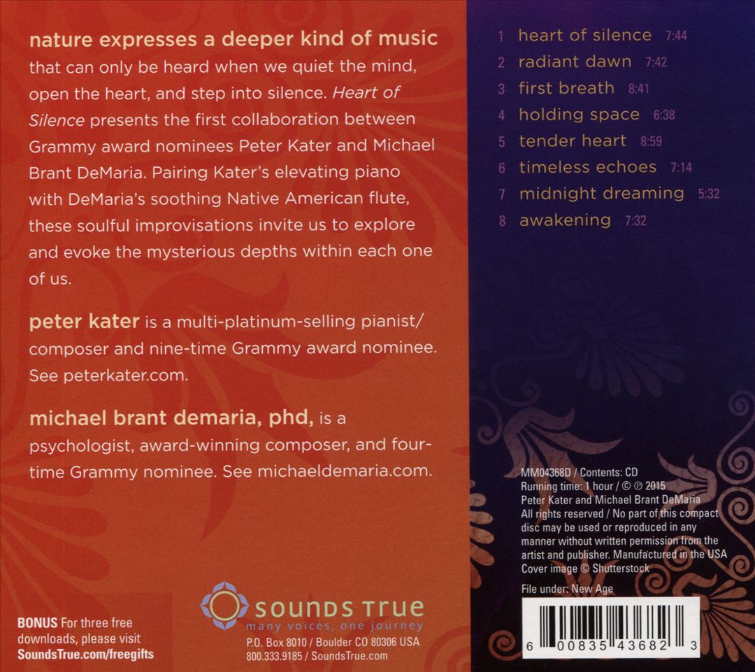 Heart of Silence: Piano and Flute Meditations cover art