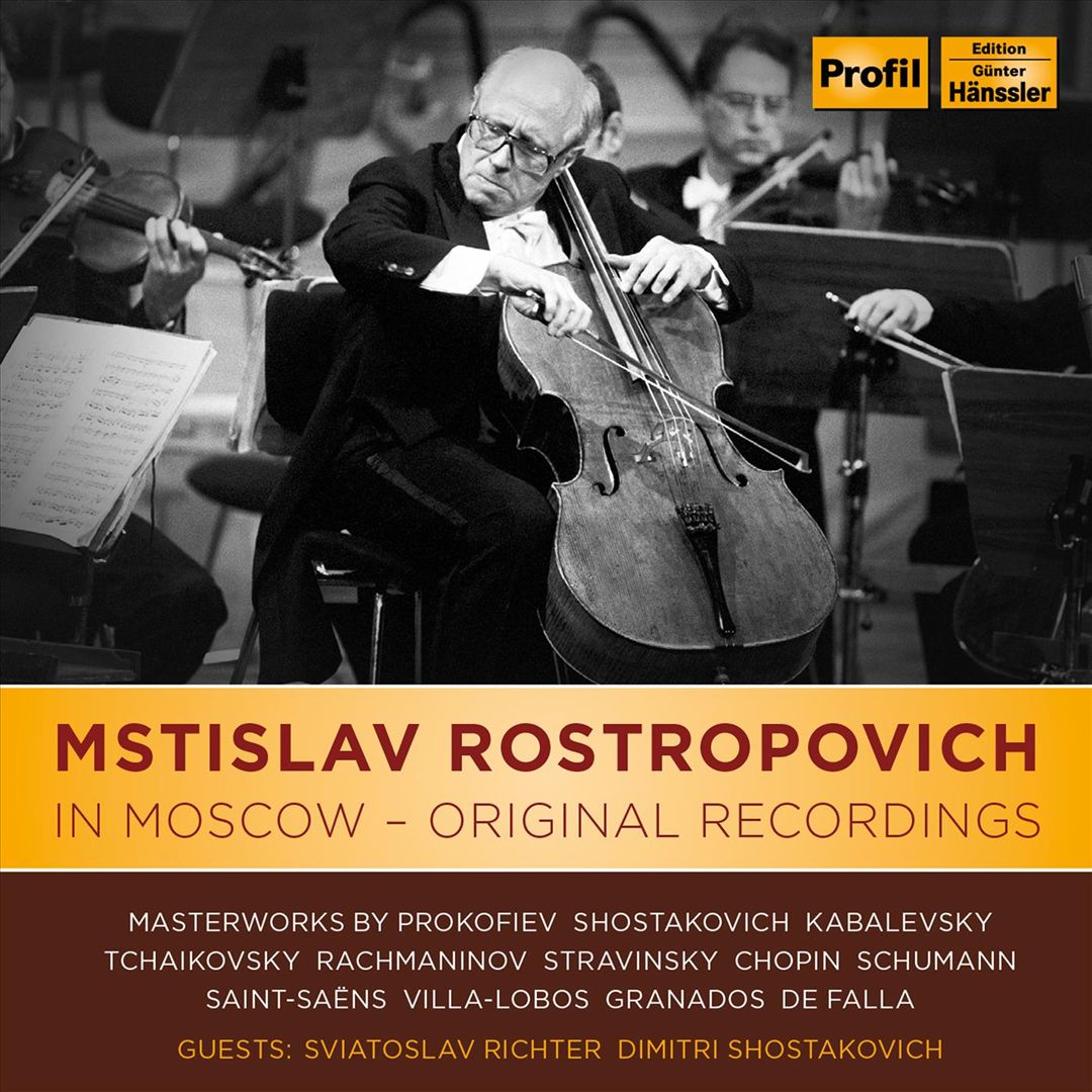 Mstislav Rostropovich in Moscow: Original Recordings cover art
