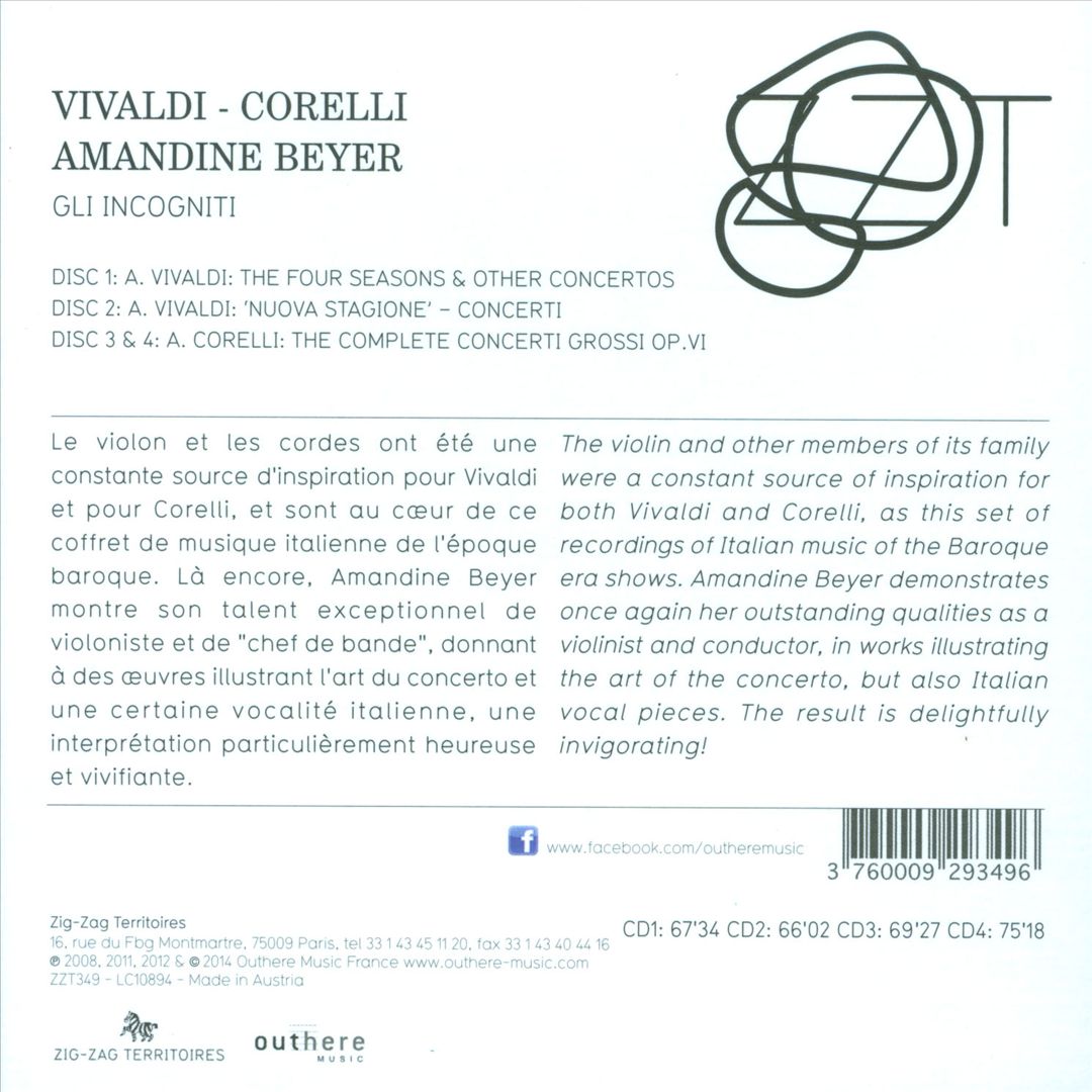 Vivaldi, Corelli cover art
