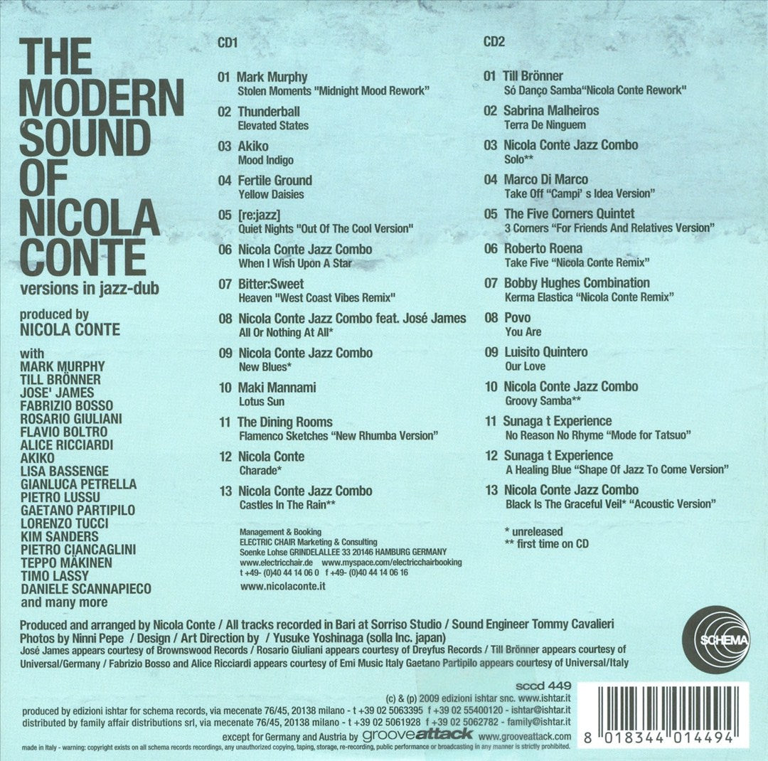 Modern Sounds of Nicola Conte: Versions in Jazz-Dub cover art