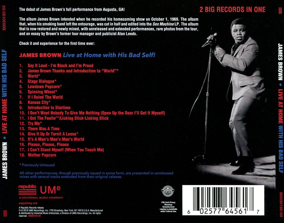 Live at Home with His Bad Self cover art
