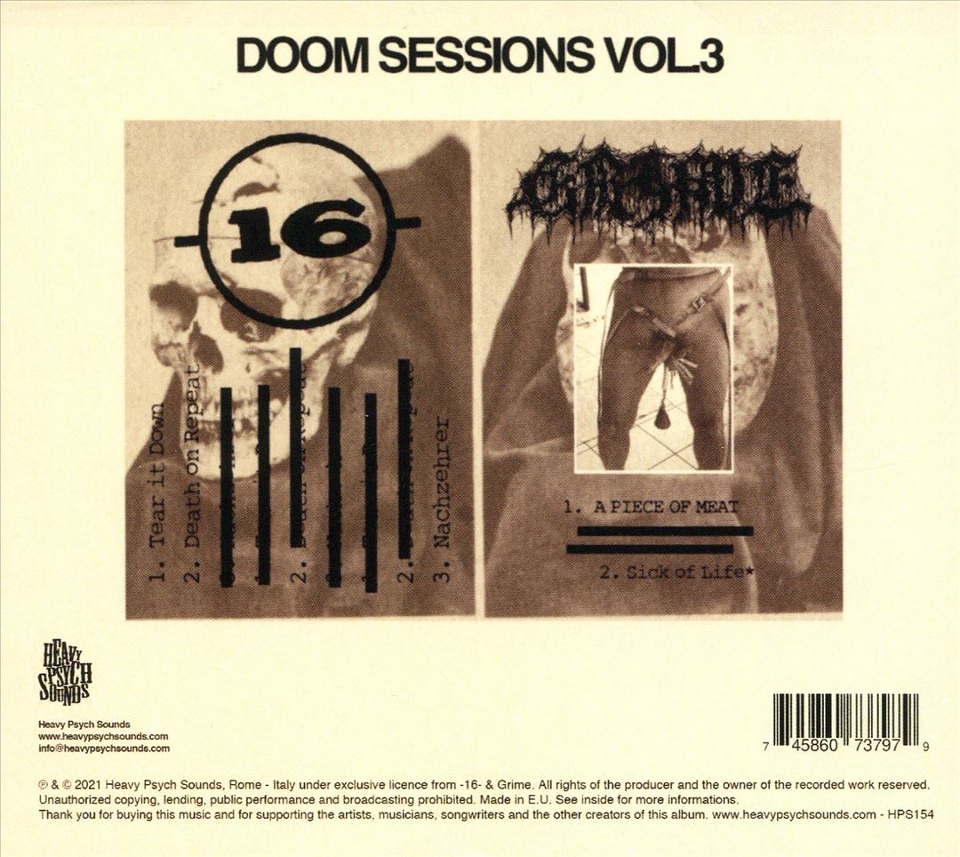 Doom Sessions, Vol. 3 cover art