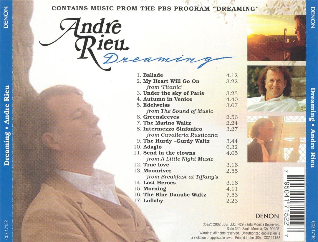 Dreaming [Denon] cover art