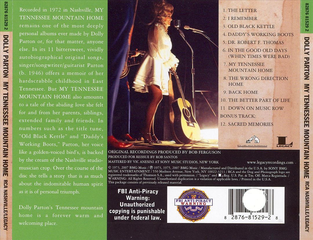 My Tennessee Mountain Home [Bonus Track] cover art