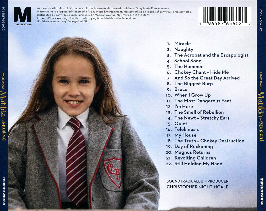Roald Dahl's Matilda the Musical [Soundtrack from the Netflix Film] cover art