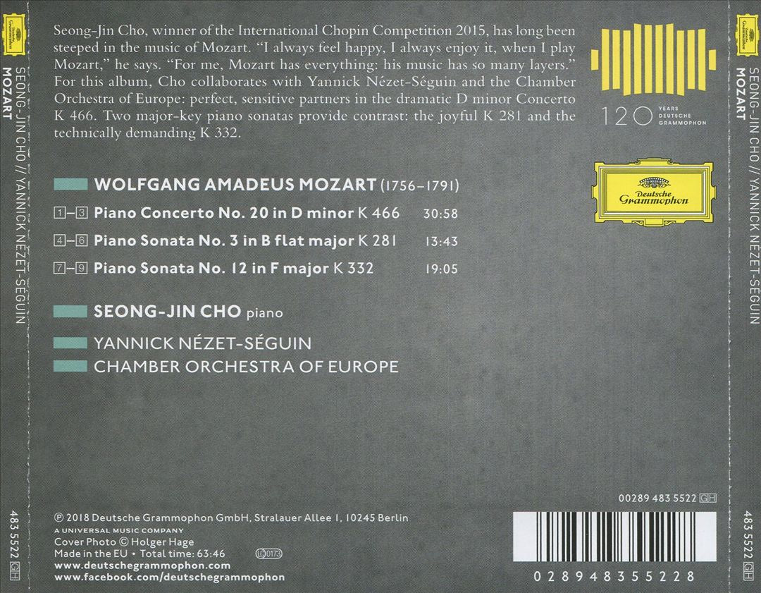 Mozart: Piano Concerto No. 20 K.466; Sonatas K.281 & K.332 cover art