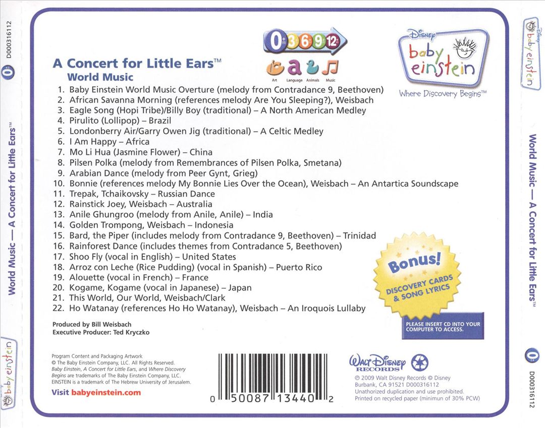 Baby Einstein: World Music cover art