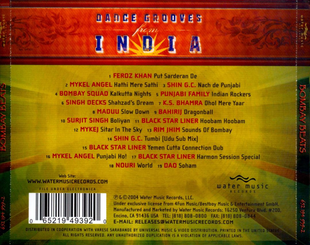 Bombay Beats [Water Music] cover art