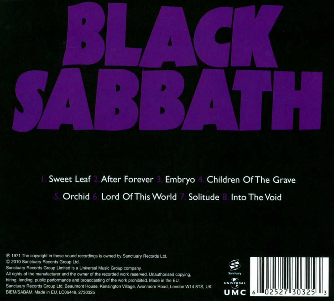 Master of Reality cover art