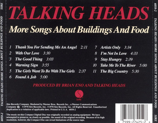More Songs About Buildings and Food cover art