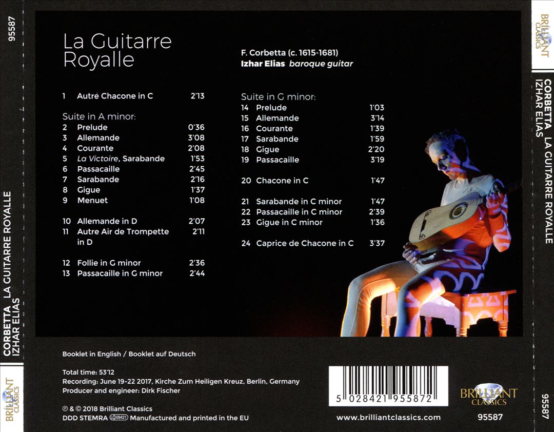 Corbetta: La Guitarre Royale cover art