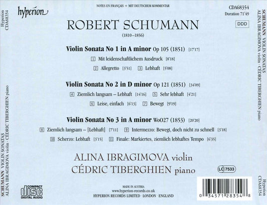Schumann: Violin Sonatas cover art