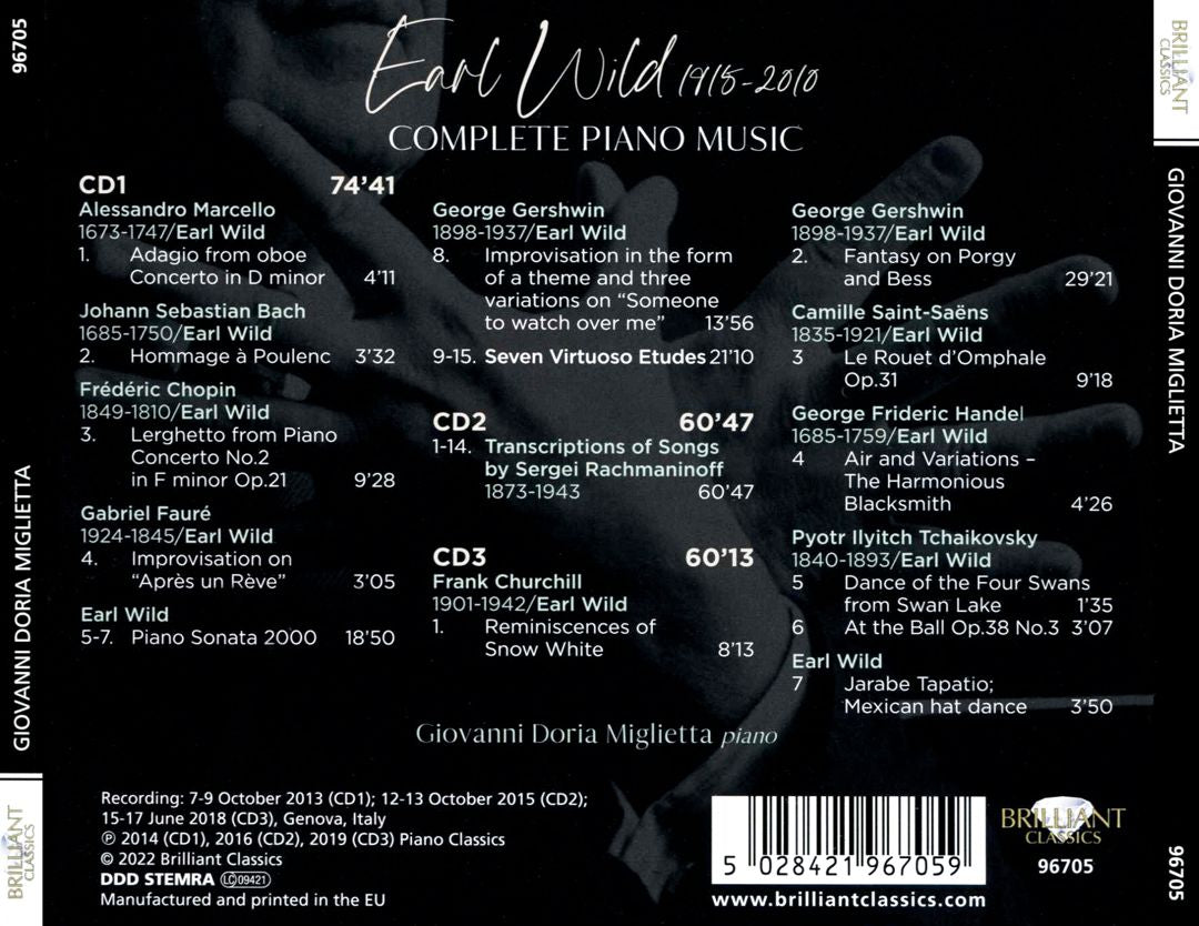 Earl Wild: Complete Piano Music cover art