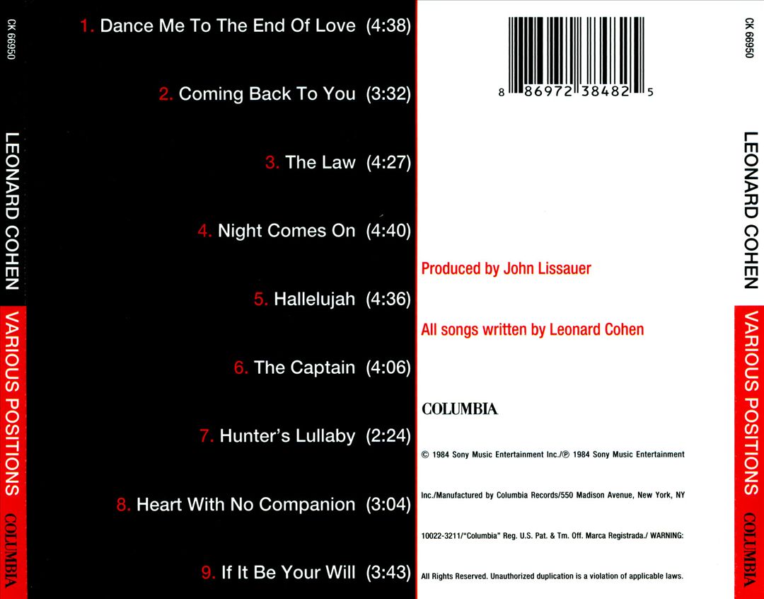 Various Positions cover art