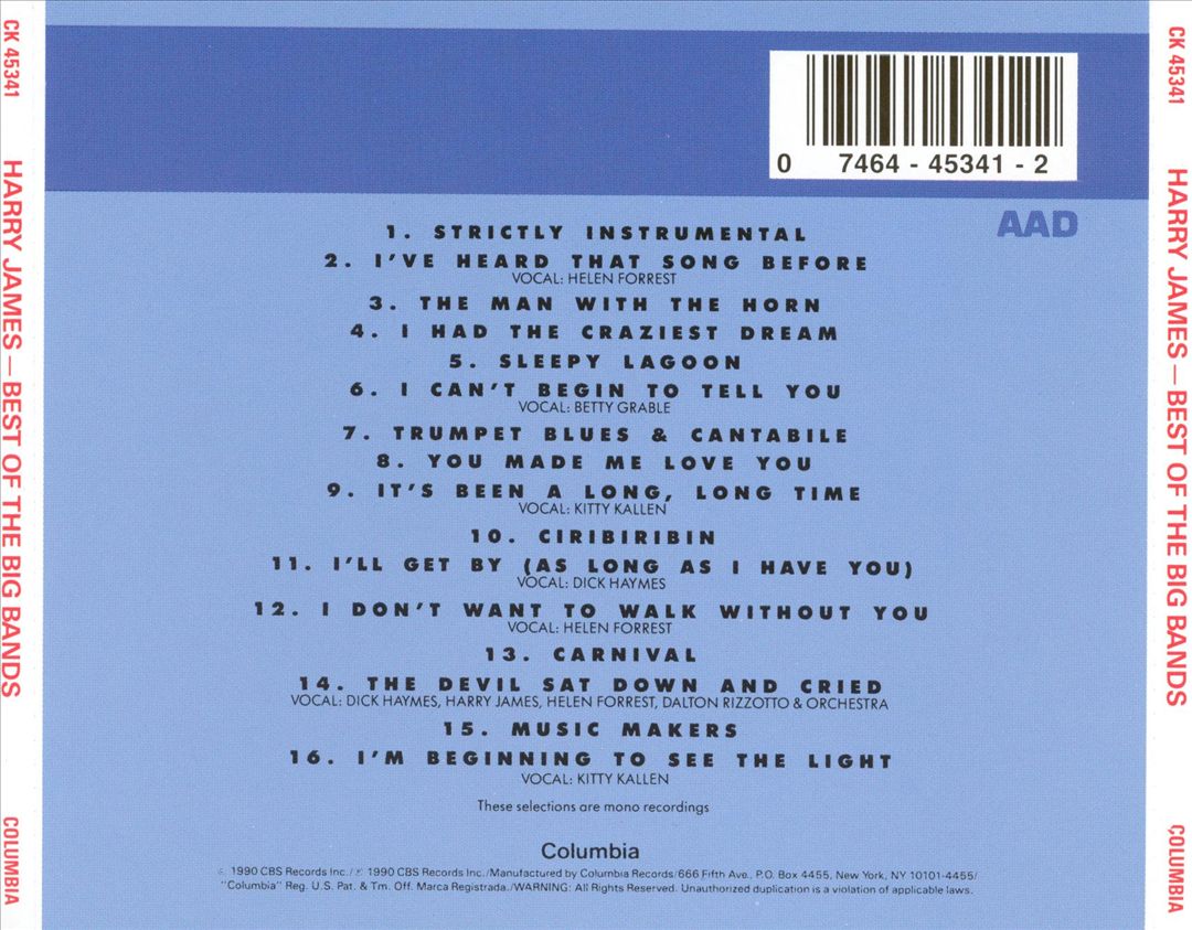 Best of the Big Bands cover art