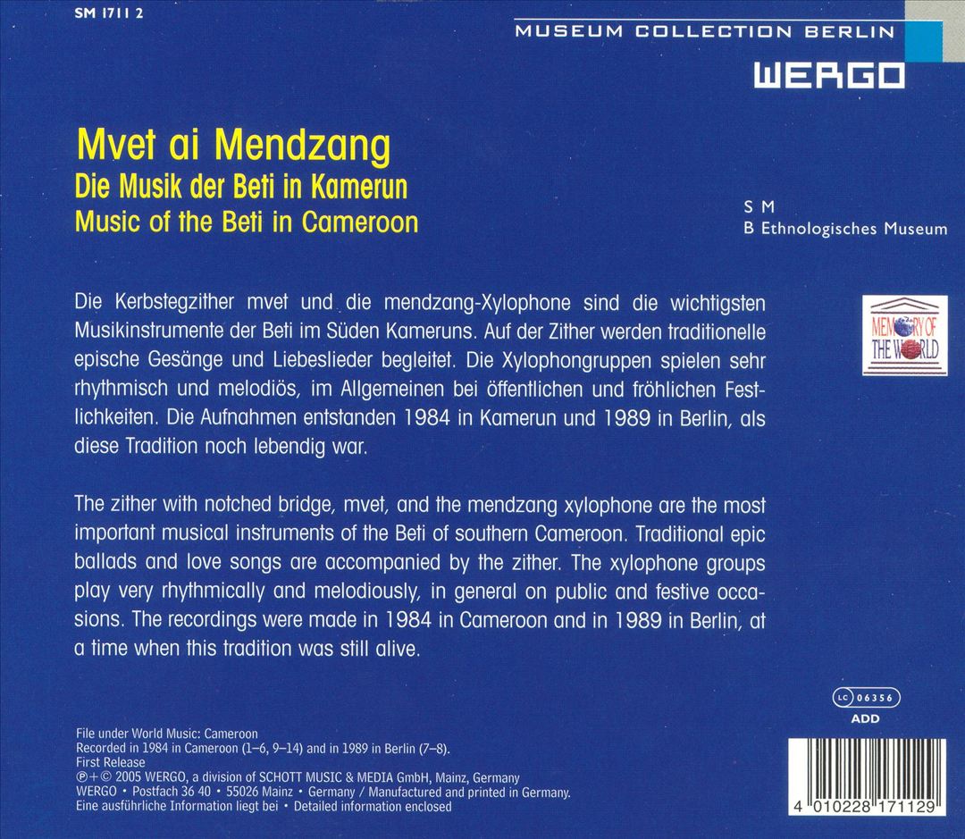 Mvet Ai Mendzang: Beti - Cameroon cover art