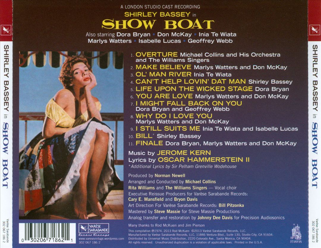 Show Boat [1959 London Studio Cast Recording] cover art