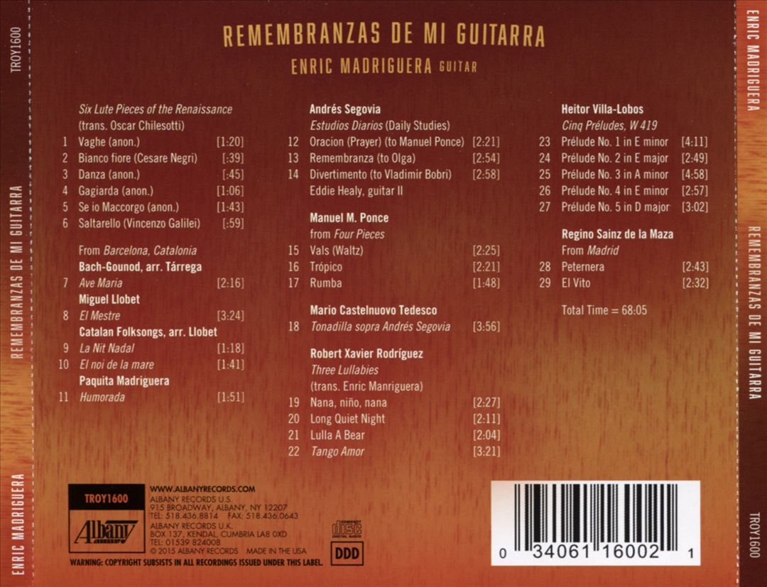 Remembranzas de mi Guitarra cover art