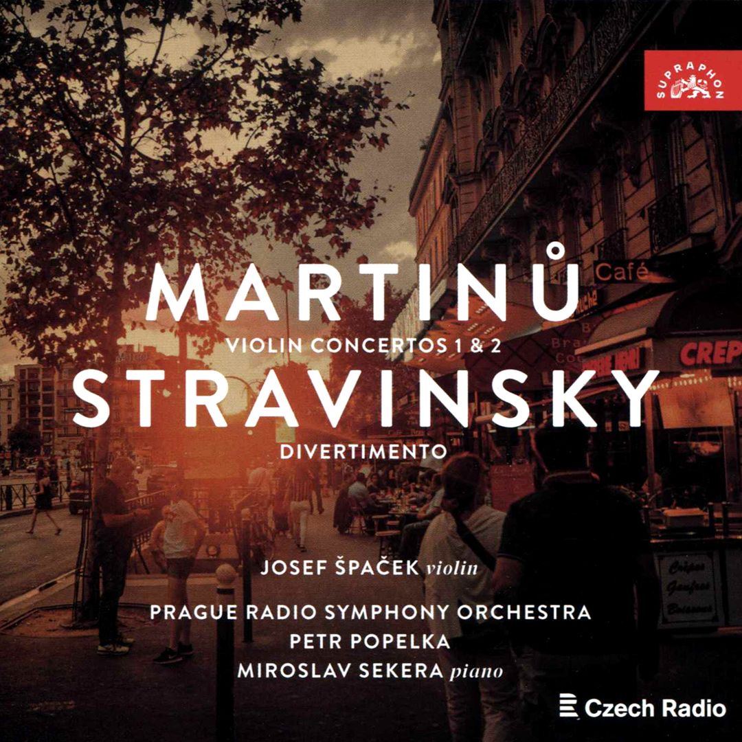 Martinu: Violin Concertos 1 & 2; Stravinsky: Divertimento cover art