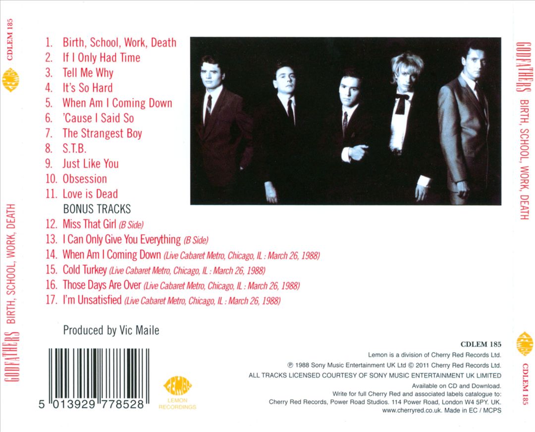 Birth, School, Work, Death cover art