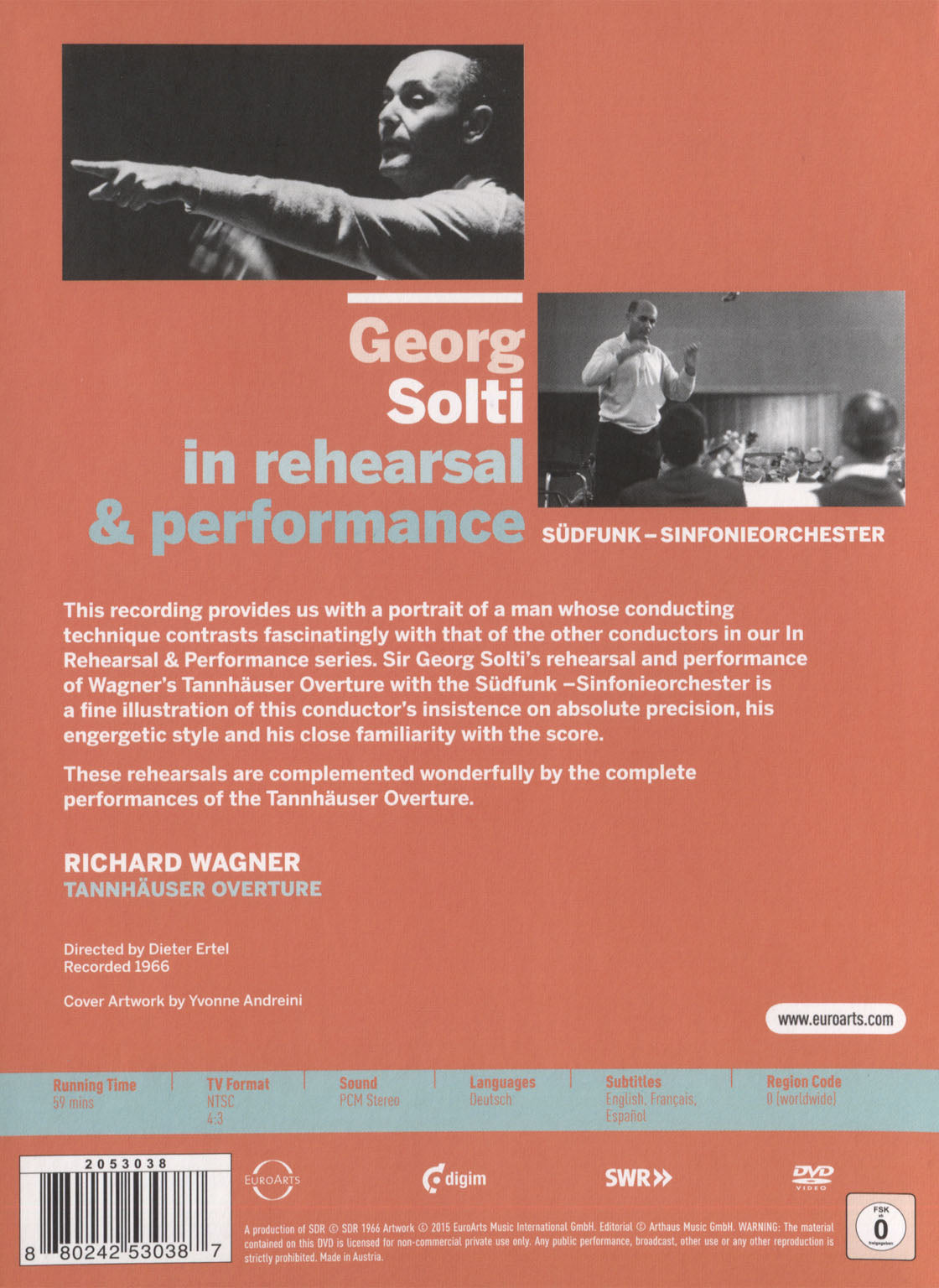 Richard Wagner in Rehearsal & Performance [Video] cover art