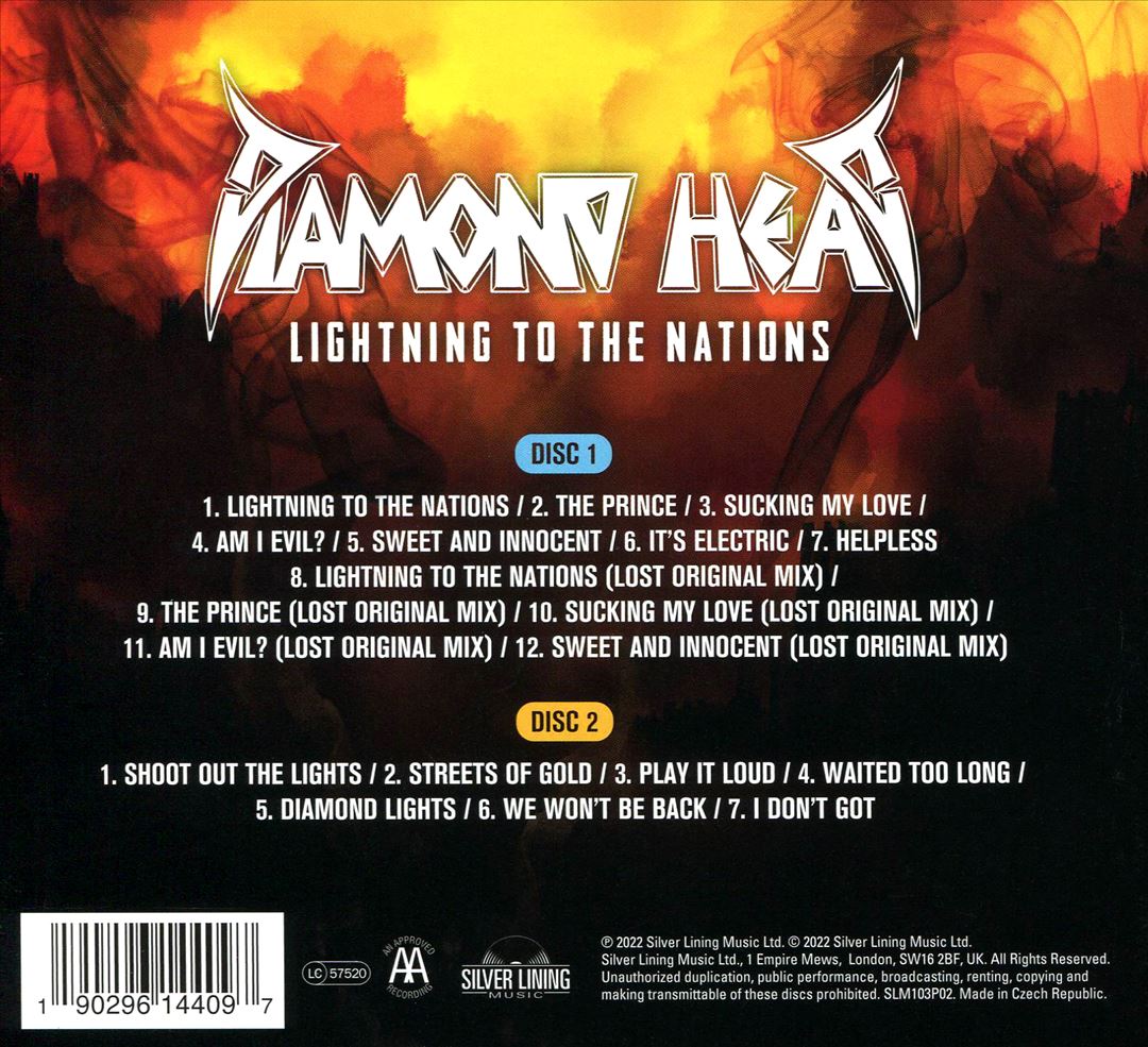 Lightning to the Nations (The White Album) cover art