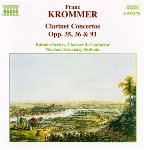 Krommer: Clarinet Concertos Opp. 35, 36 & 91 cover art