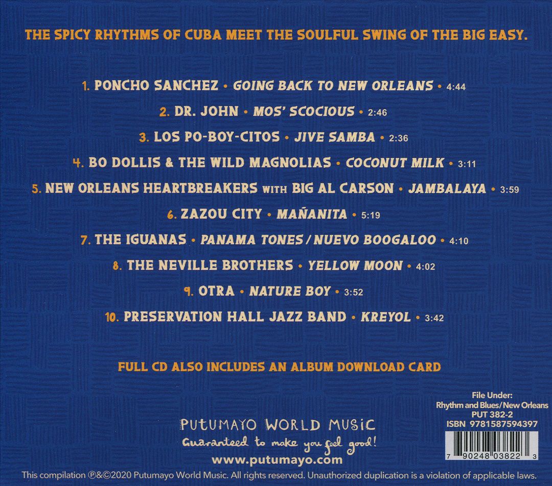 Putumayo Presents: New Orleans cover art