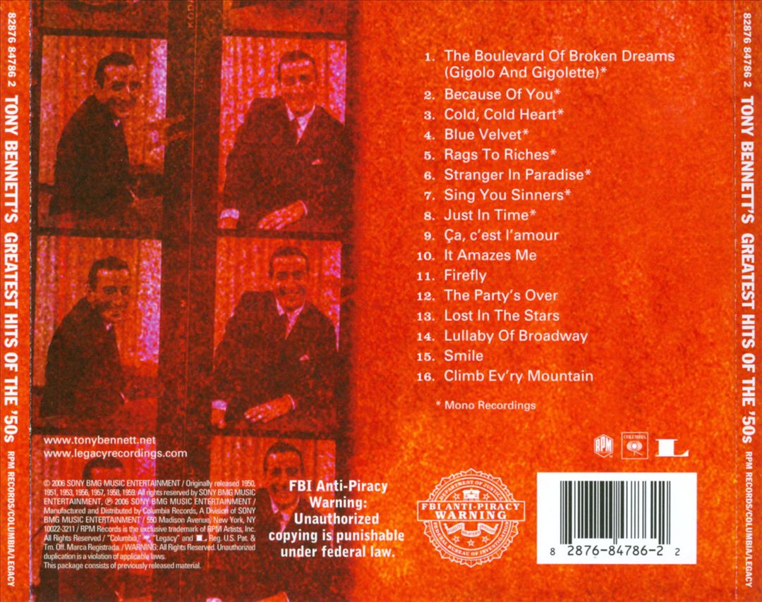Greatest Hits of the 50's cover art