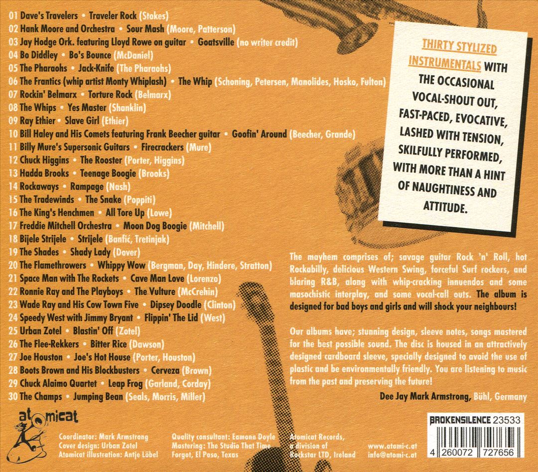 Whip Masters Instrumental, Vol. 1 cover art