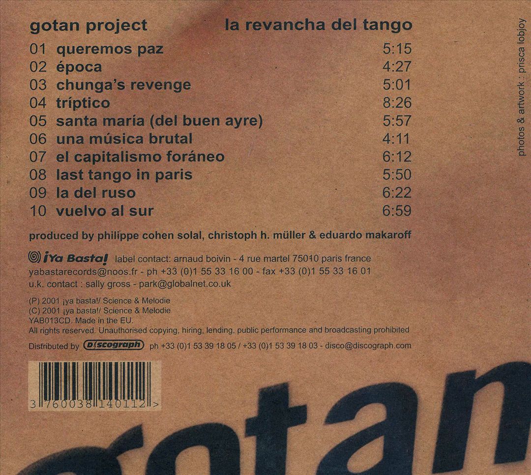 Revancha del Tango cover art