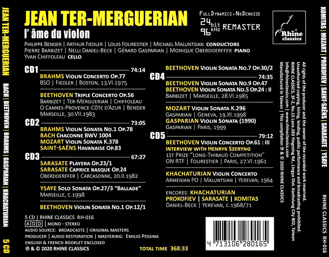 Âme du violon cover art