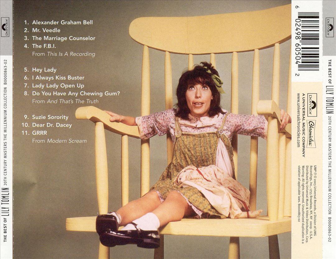 20th Century Masters - The Millennium Collection: The Best of Lily Tomlin cover art