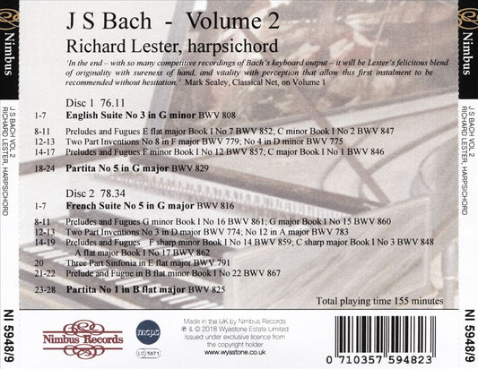 Bach 2 cover art