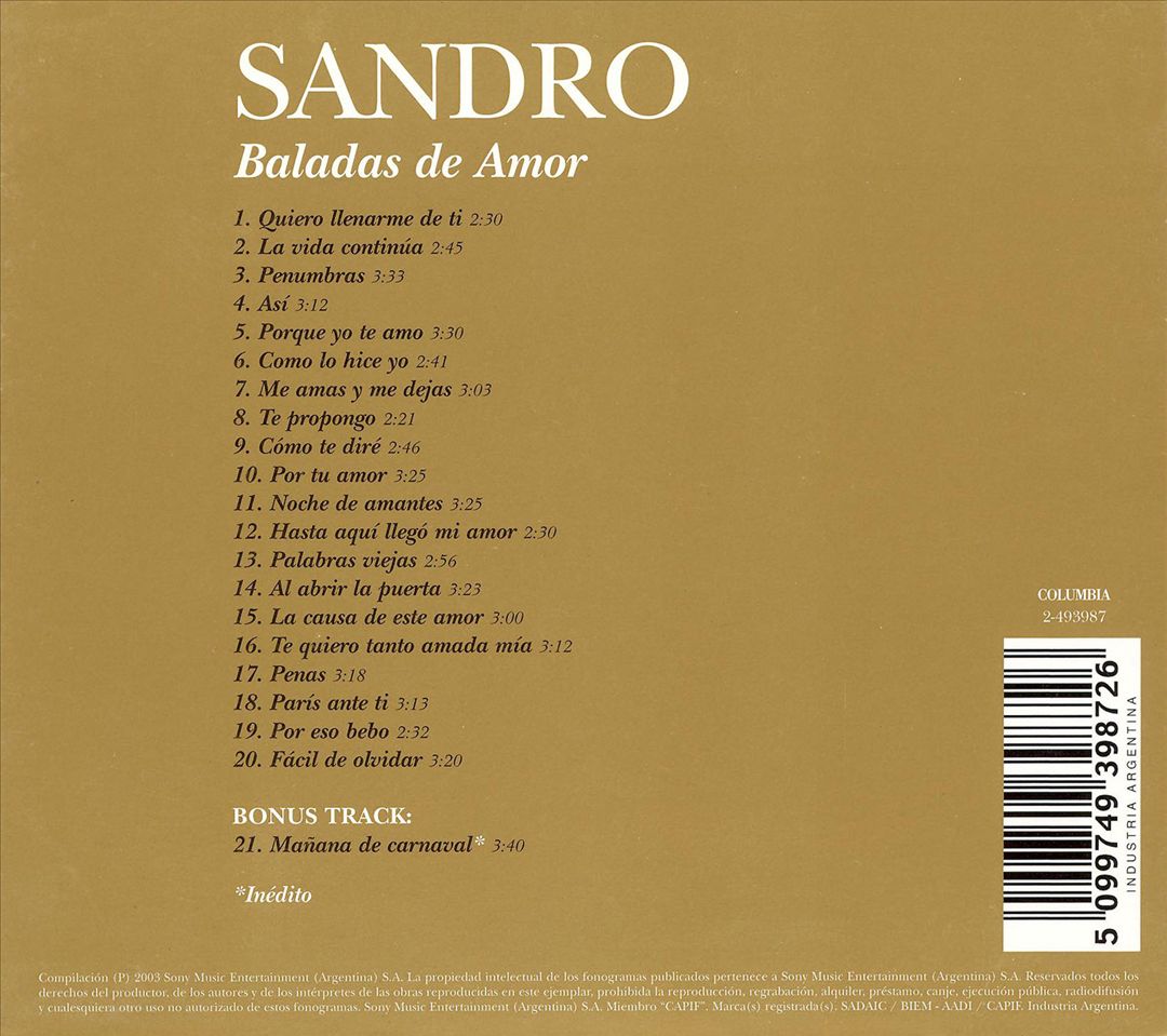 Baladas de Amor cover art