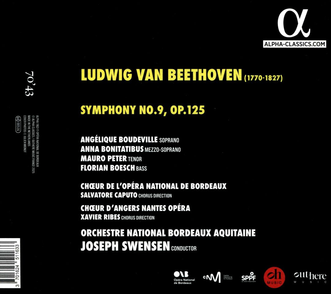 Beethoven: Symphonie No. 9 - Hymne à la Joie cover art