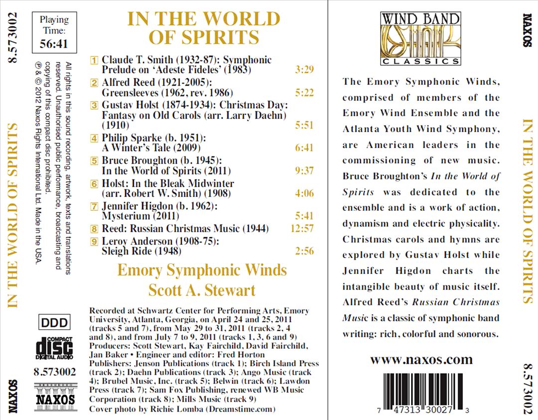 In the World of the Spirits: Christmas Classics for Wind Band cover art