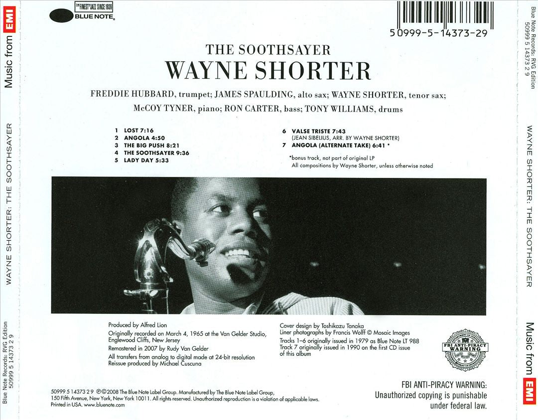 The Soothsayer [RVG] cover art