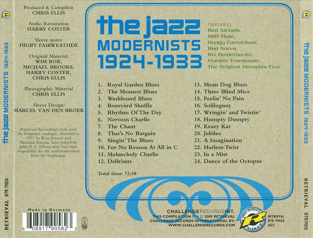 Jazz Modernists 1924-1933 cover art
