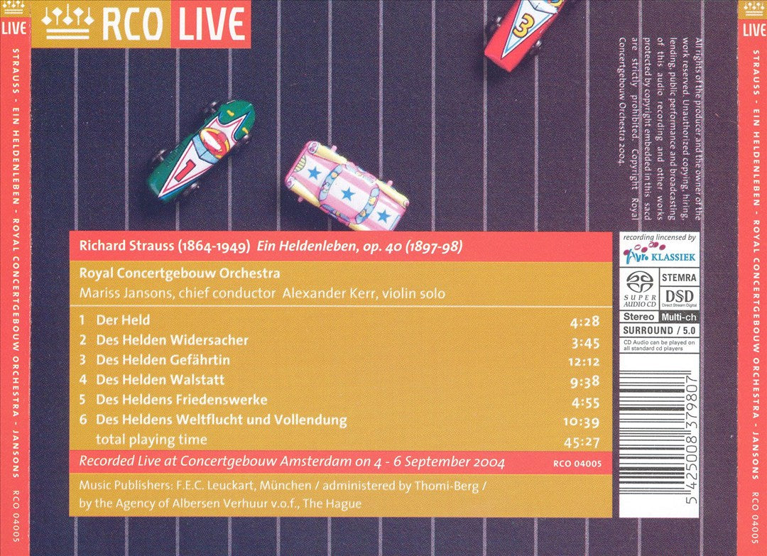 Strauss: Ein Heldenleben cover art