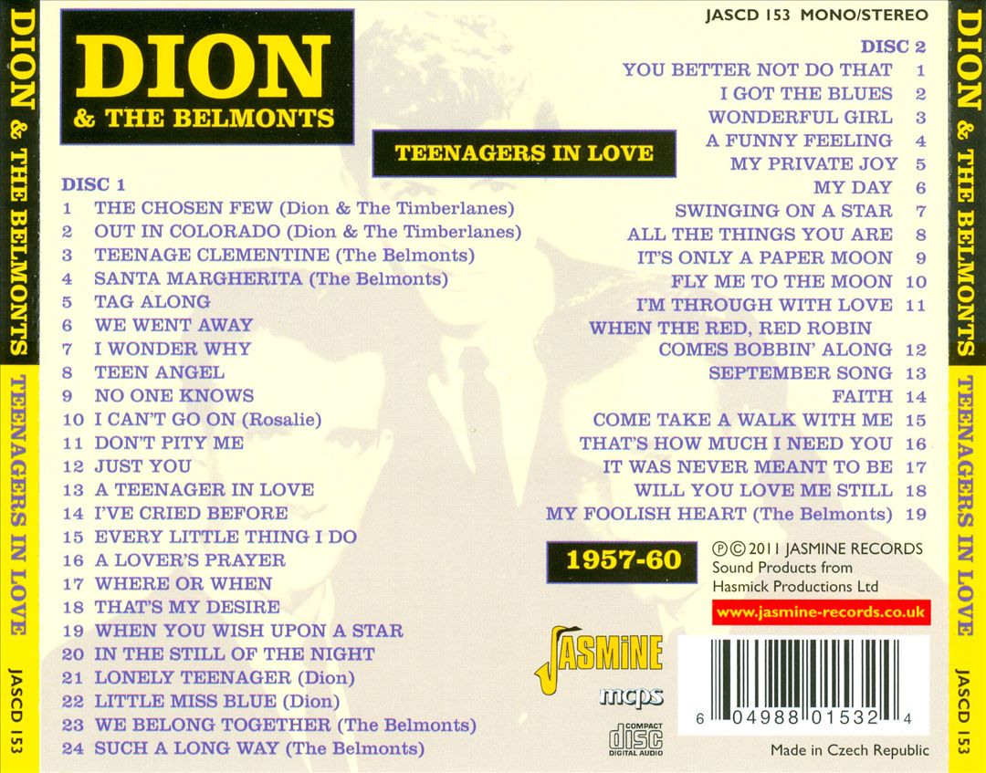 Teenagers In Love 1957-1960 cover art