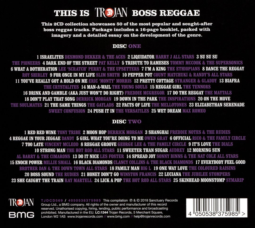This Is Trojan Boss Reggae cover art