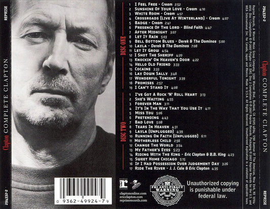 Complete Clapton cover art