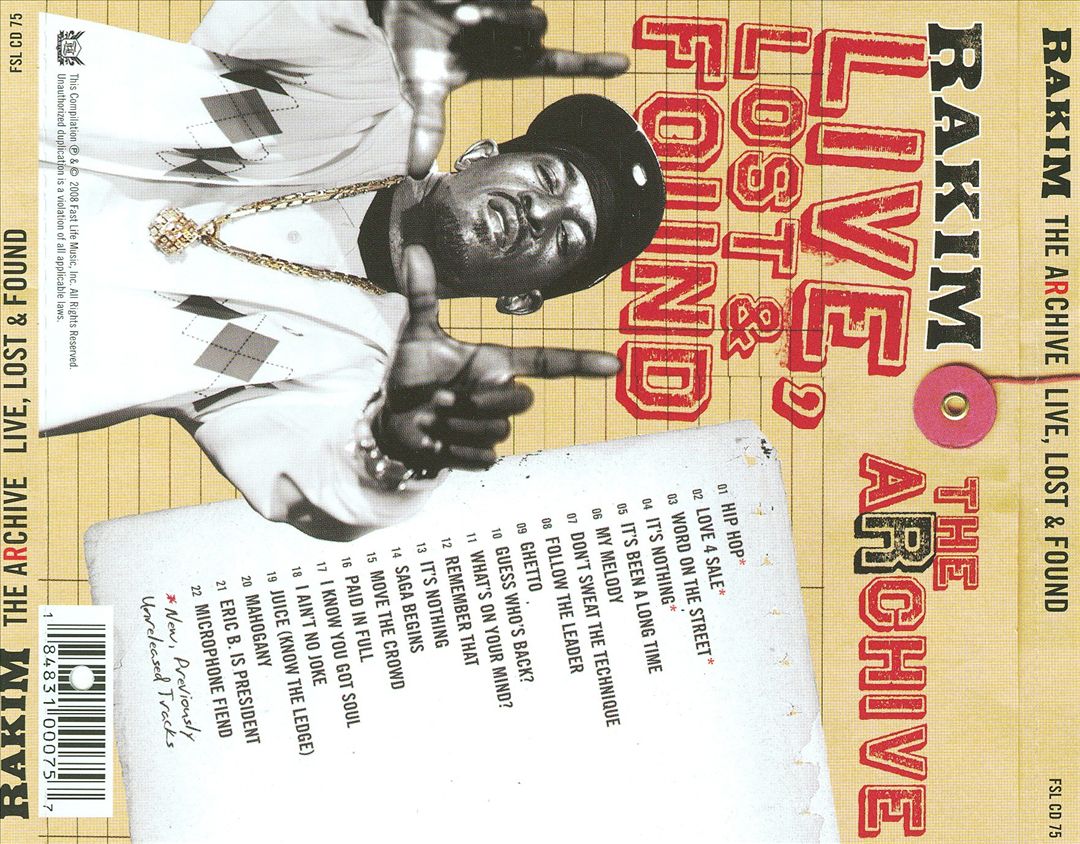 Archive: Live, Lost & Found cover art